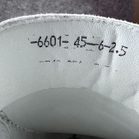 Mens Size EU 45 US 11 White & Blue Slip-On Loafers Comfy Non Slip Rubber Sole - Picture 2 of 15